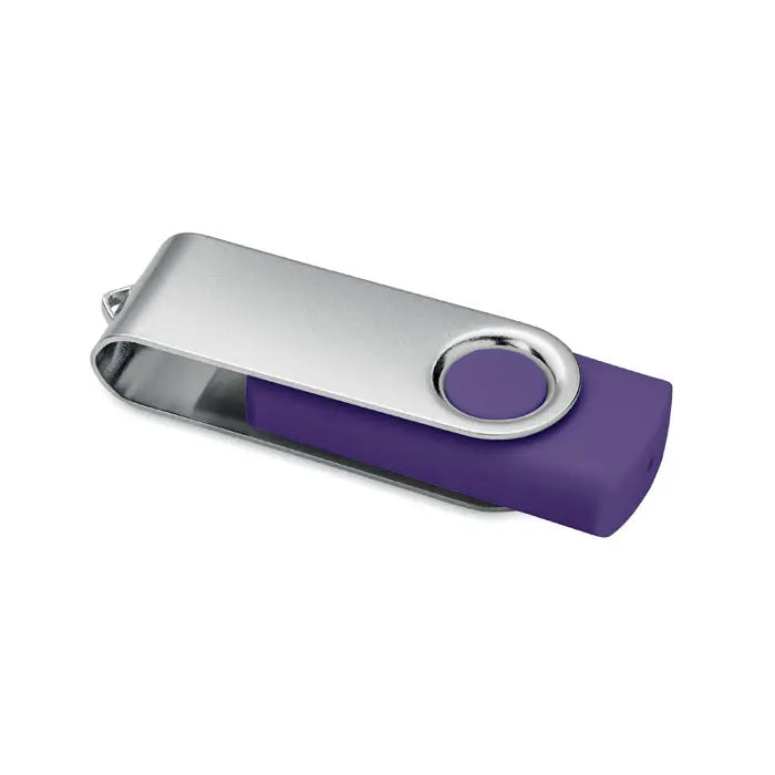 Memorie usb 16 gb tip c 3.0 mo1401 rotativă mov și argintie cu design modern și elegant