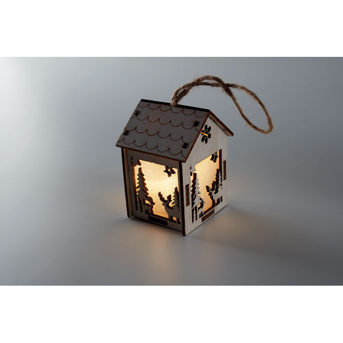 Casa din MDF cu lumina