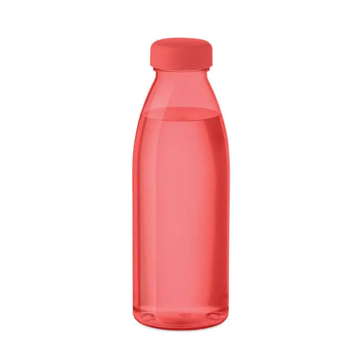 Flacon rpet 500ml sticlă de apă din plastic translucid coral cu capac cu filet asortat