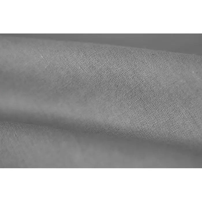 Geanta de cumparaturi din bumbac de 180 gr m² cu tesatura de in gri deschis si textura naturala usoara