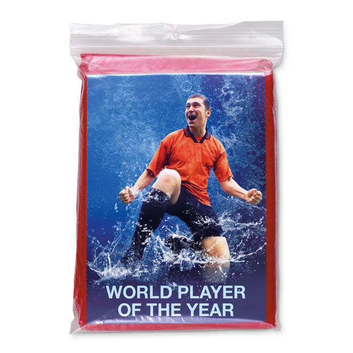 Pelerna de ploaie pliabila in polibag