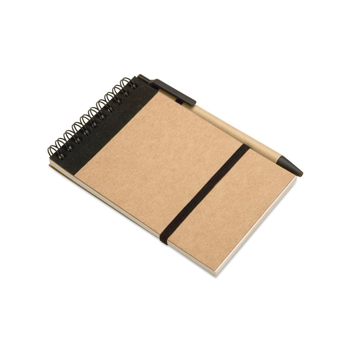 Blocnotes A6 reciclat cu stilou