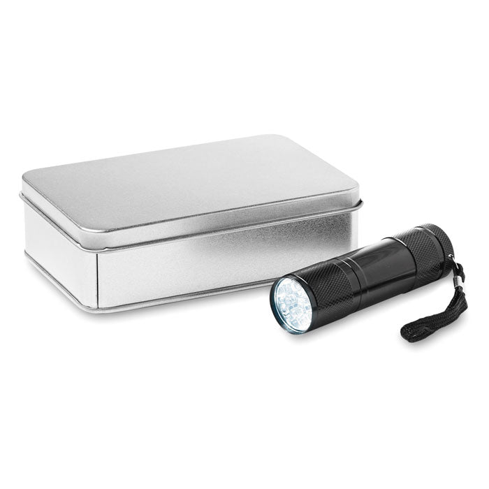 Lanterna cu LED in cutie de tabla