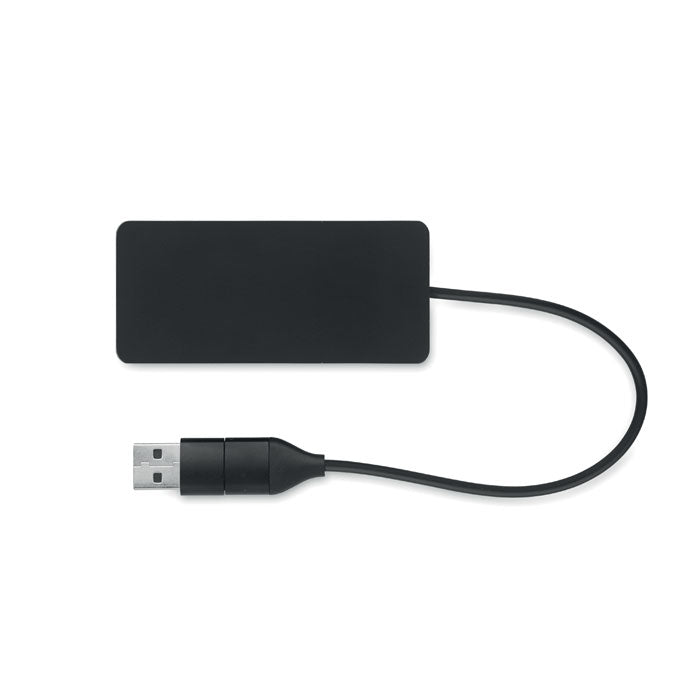 Hub USB cu 3 porturi cu cablu de 20 cm