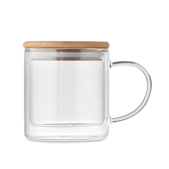 Cana din borosilicat cu perete dublu