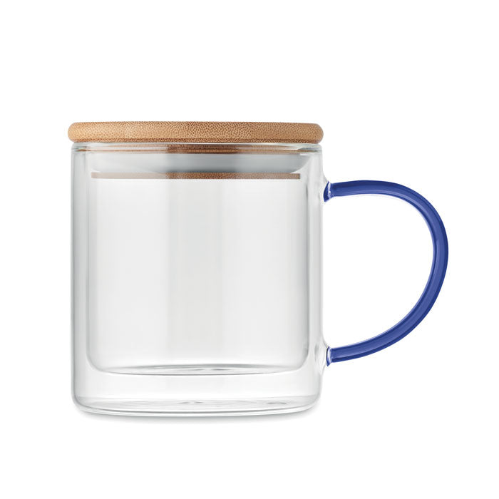 Cana din borosilicat cu perete dublu