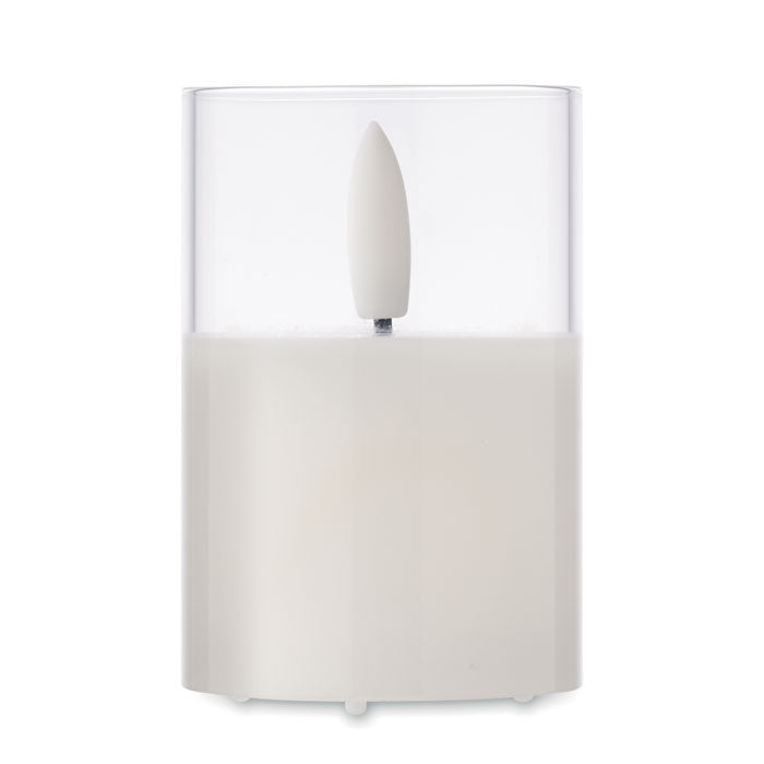 Lumanare LED de ceara in suport de sticla
