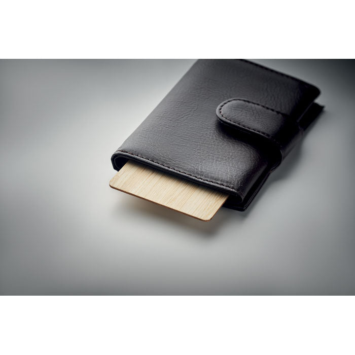 Card RFID din material bambus
