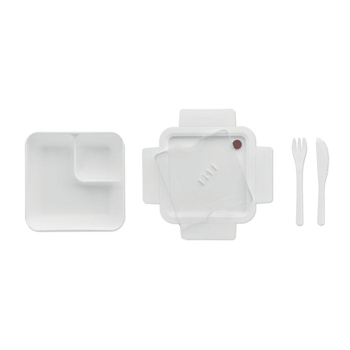 Cutie de pranz cu tacamuri 600ml