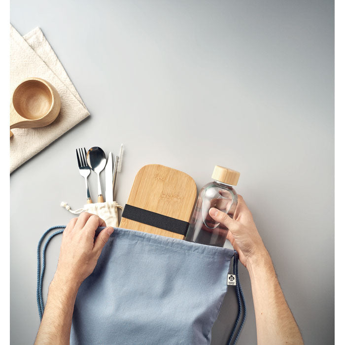 Geanta din bumbac organic cu cordon