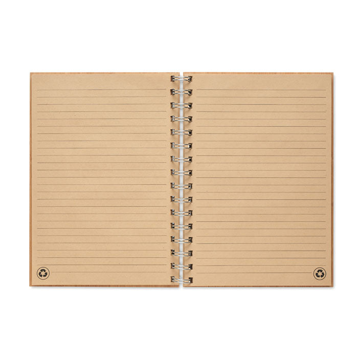 Carnet de bambus cu inele A5