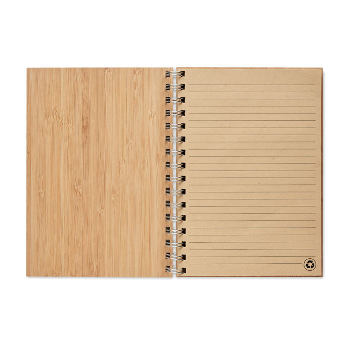 Carnet de bambus cu inele A5