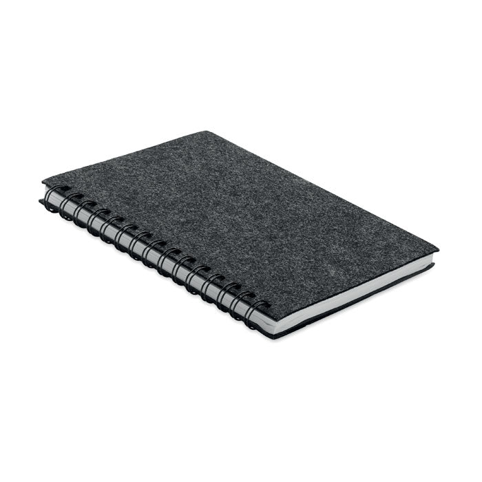 Caiet A5 RPET cu coperta din fetru