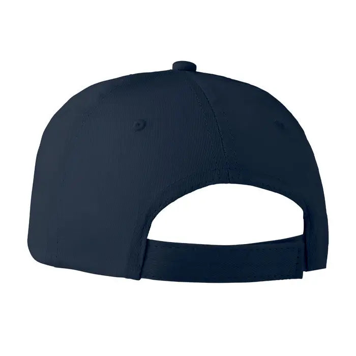 Sapca de baseball cu 6 panouri albastru navy inchis cu coroana structurata si curea reglabila