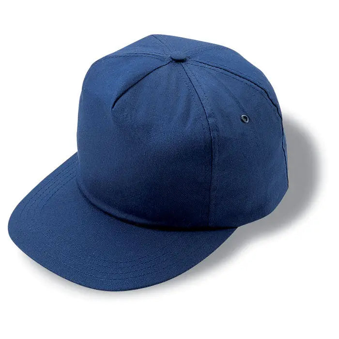 Sapca de baseball bleumarin cu snur si panouri cusute din material rezistent cu cozoroc plat