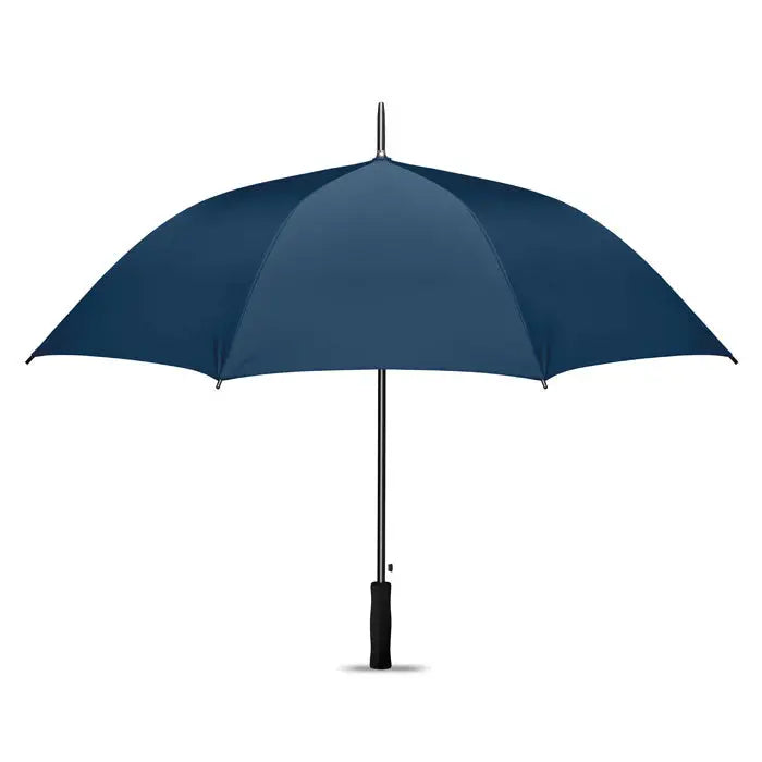 Umbrela de 27 inch navy blue cu mâner negru și ax metalic pentru protecție împotriva ploii