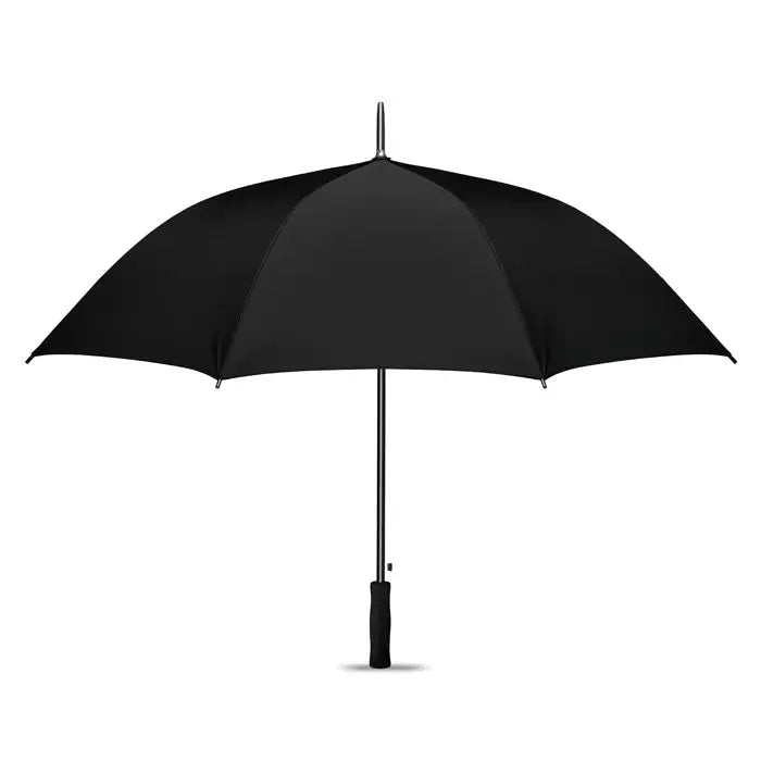 Umbrela de 27 inch cu umbrelă neagră, ax metalic elegant și mâner ergonomic