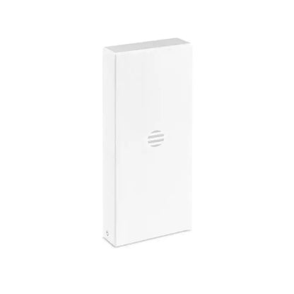 Incarcator fara fir alb hp cu design minimalist si grila circulara subtire pentru incalzitor de cani wireless