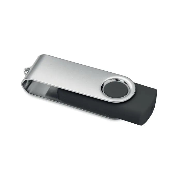 Flash usb tip c mo1401 de 16 gb negru si argintiu cu finisaj metalic elegant si viteza usb 3 0