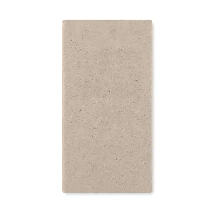 Beige rectangular tile with a subtle textured surface shown with 4 mini creioane colorate for drawing use