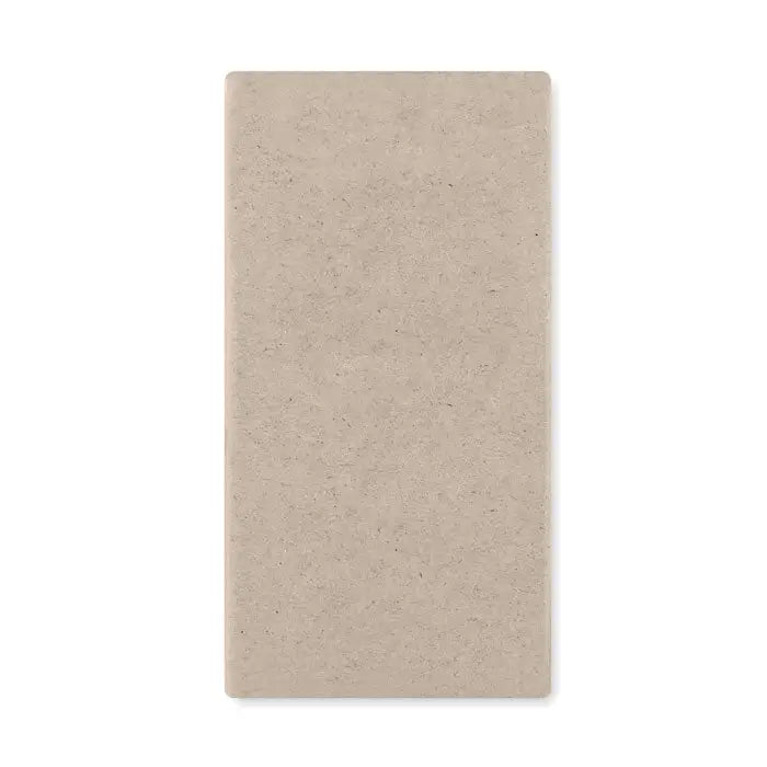 Beige rectangular tile with textured matte finish shown alongside 4 mini creioane colorate for creative use
