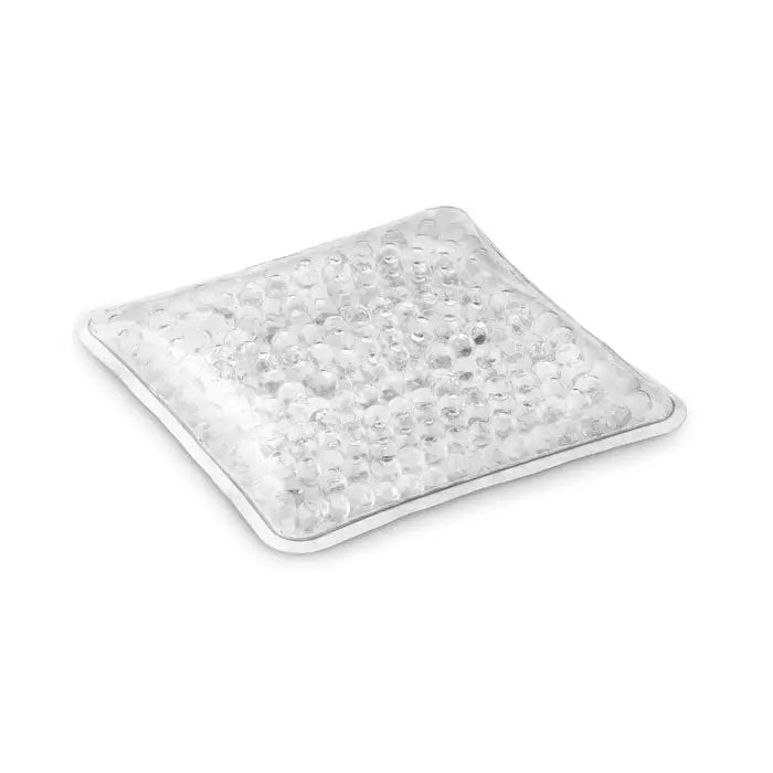 Pachet gel clar cu suprafata texturata tip bule si margini albe pentru ambalaj cald si rece