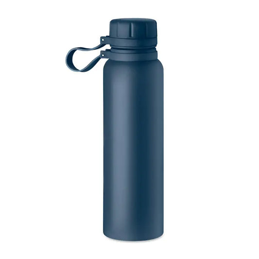 Balon cu perete dublu 780 ml albastru închis izolat cu capac înfiletabil și buclă de transport integrată