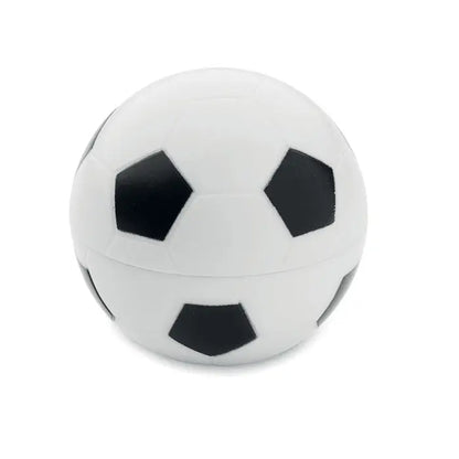 Balsam de buze în formă de fotbal alb-negru cu design clasic pentagon și hexagon pentru relaxare