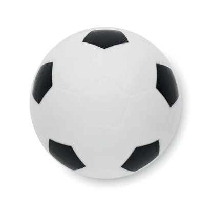 Balsam de buze in forma de fotbal cu model clasic alb si negru din pentagoane si hexagoane