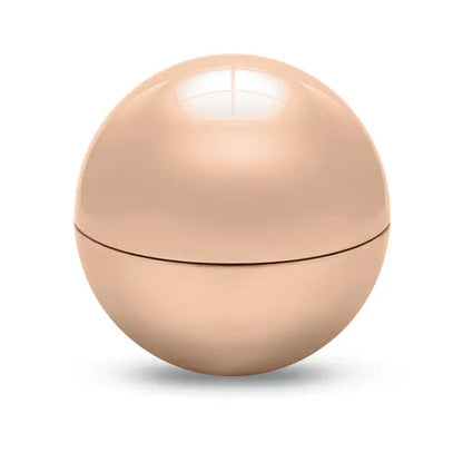 Balsam de buze rotund rose gold cu finisaj uv lucios si capac fara cusaturi