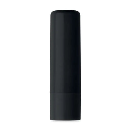 Balsam de buze vegan din abs reciclat cu tub cilindric negru si finisaj mat