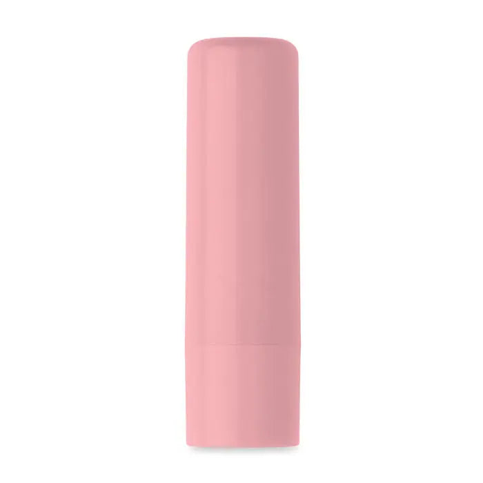 Balsam de buze vegan din abs reciclat în tub roz mat cu design minimalist și finisaj elegant