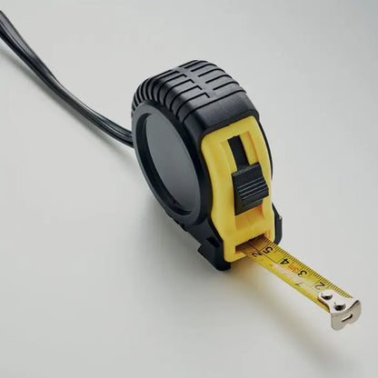 Banda de masurat 3m galben si negru cu carcasa texturata antiderapanta pentru masuratori precise