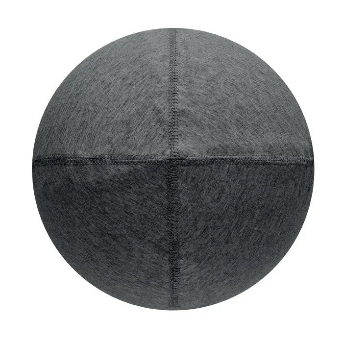 Beanie unisex din bumbac cu design kippah gri închis melanj și cusături vizibile la cusături