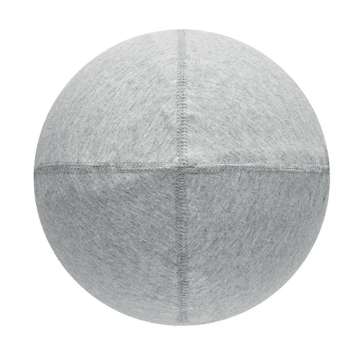 Beanie unisex din bumbac gri cu model heathered si cusaturi vizibile pentru usoara protectie a capului