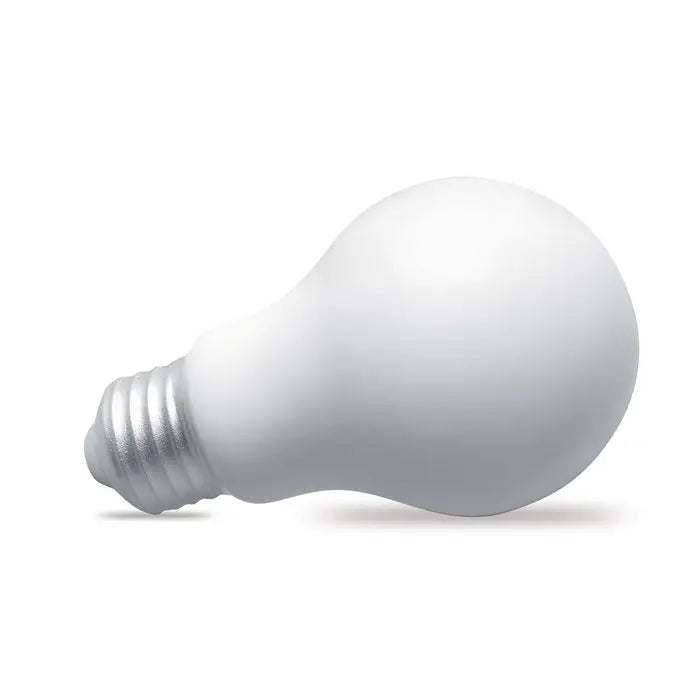 Bec pu antistres bec incandescent din sticlă mată albă cu bază metalică filetată pentru reducerea stresului
