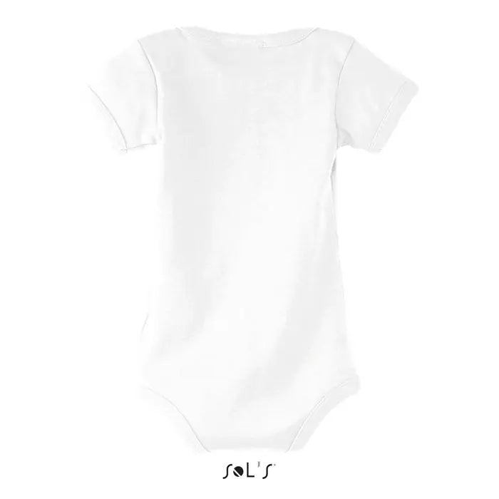 Body bambino bebe costum bebeluș alb cu mâneci scurte din material neted și fin