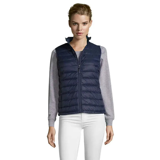 Bodywarmer wilson bw femei vestă matlasată albastru navy din material puf ideală pentru temperaturi scăzute