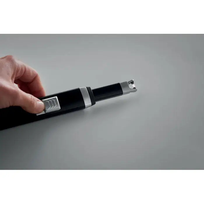 Bricheta usb mare electrică neagră și argintie cu design modern și elegant