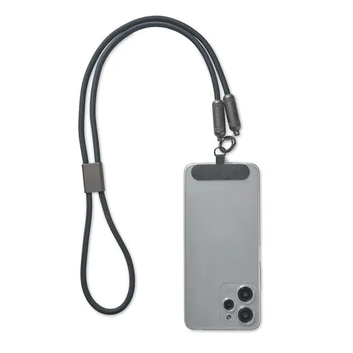 Cablu snur pentru suport telefon de 60w negru impletit cu conectori metalici si design minimalist