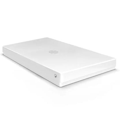 Hard disk extern alb hp cu design minimalist si carcasa neteda din plastic pentru caiet a5 sters