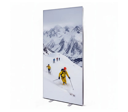 Caseta luminoasa LED de interior dimensiune 0.85x2m pentru showroom si magazine