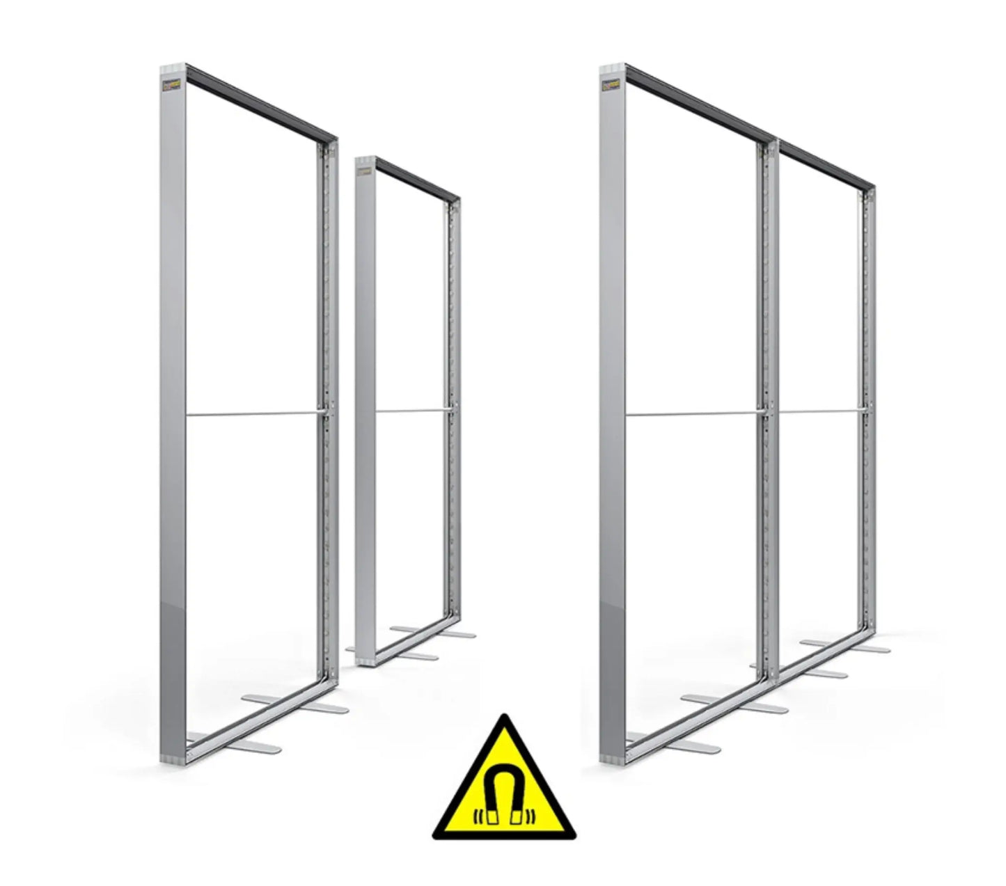 Detalii structură interioară casetă luminoasă: profil aluminiu rezistent, module LED 12V și placă plexiglas dispersie