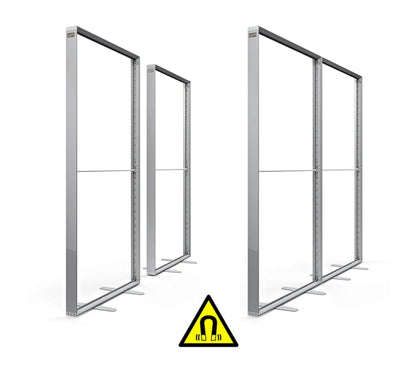 Detalii structură interioară casetă luminoasă: profil aluminiu rezistent, module LED 12V și placă plexiglas dispersie