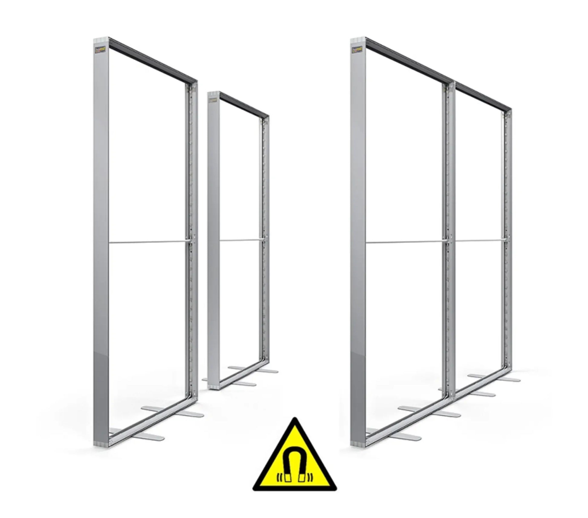 Detalii structură interioară casetă luminoasă: profil aluminiu rezistent, module LED 12V și placă plexiglas dispersie