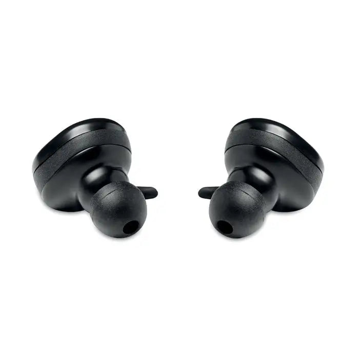 Casti tws jbl tune 120 negre cu carcasa mata si dopuri ergonomice din silicon in cutie de incarcare