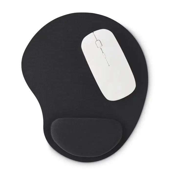 Covoraș de mouse ergonomic negru din eva cu suport gel pentru încheietură integrat pentru confort sporit