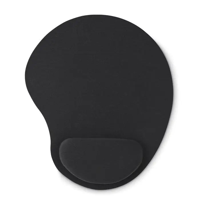 Covoraș de mouse ergonomic negru cu suport gel moale pentru încheietură din EVA