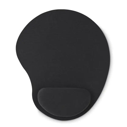 Covoraș de mouse ergonomic negru cu suport gel moale pentru încheietură din EVA