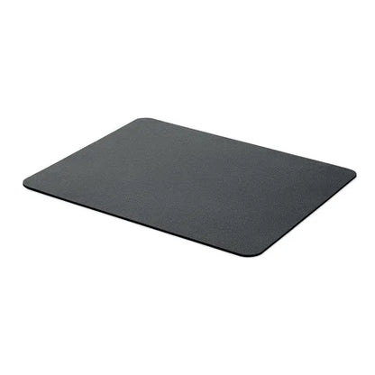Covoras pentru mouse dreptunghiular negru cu finisaj mat texturat din pu reciclat pentru birou